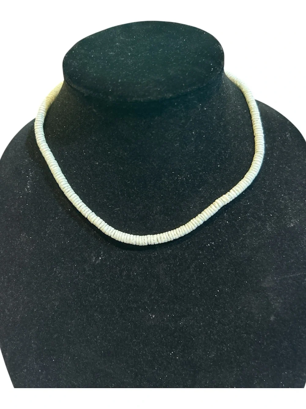 Puka Shell Light Blue Necklace